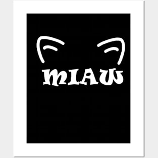 Miaw Posters and Art